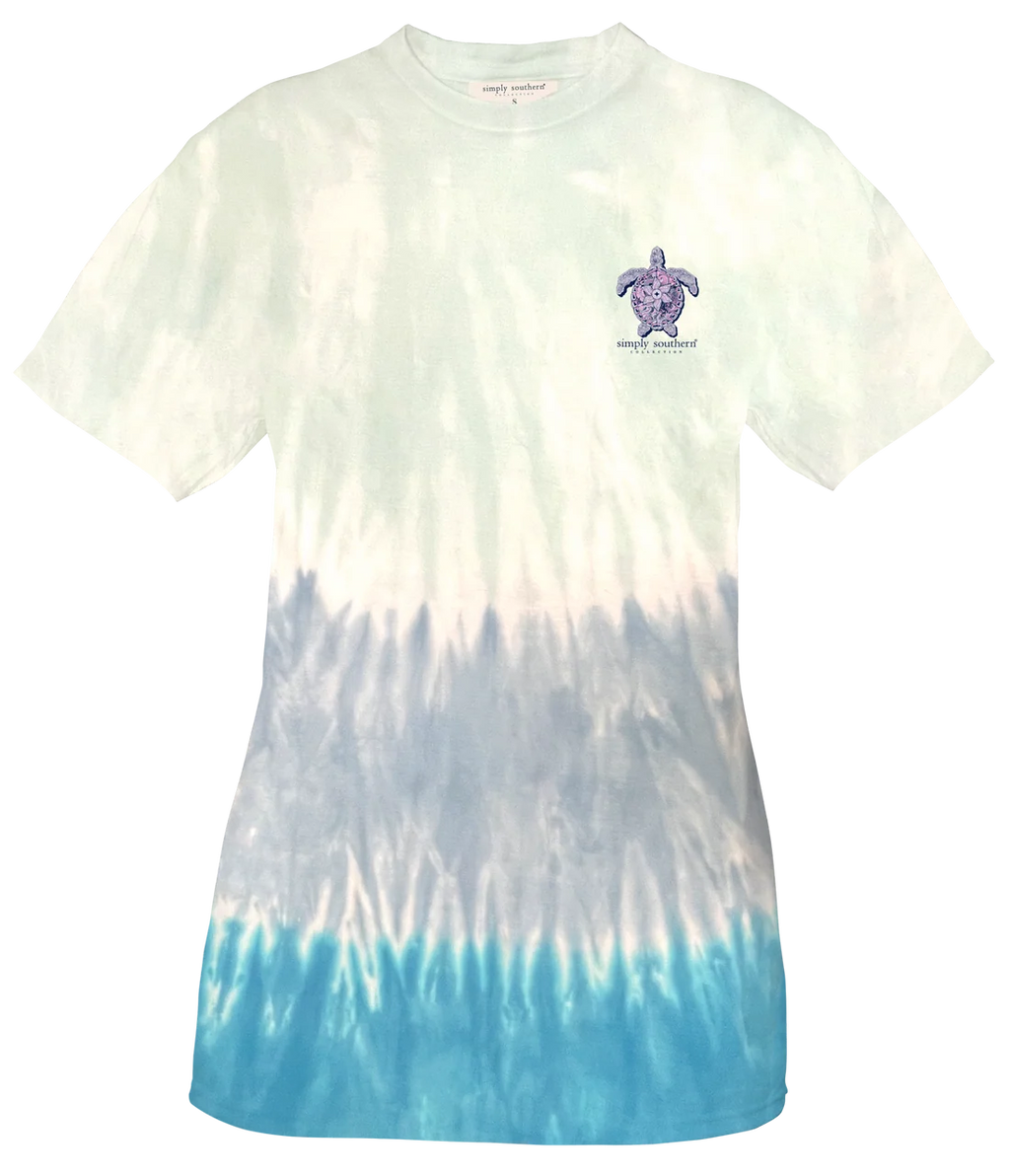 Turtle Tracking Tee TRACK-SS-MNDLTRTL-CLOUD- TIE-DYE Short Sleeve Tee - #SIMPLYSOUTHERN