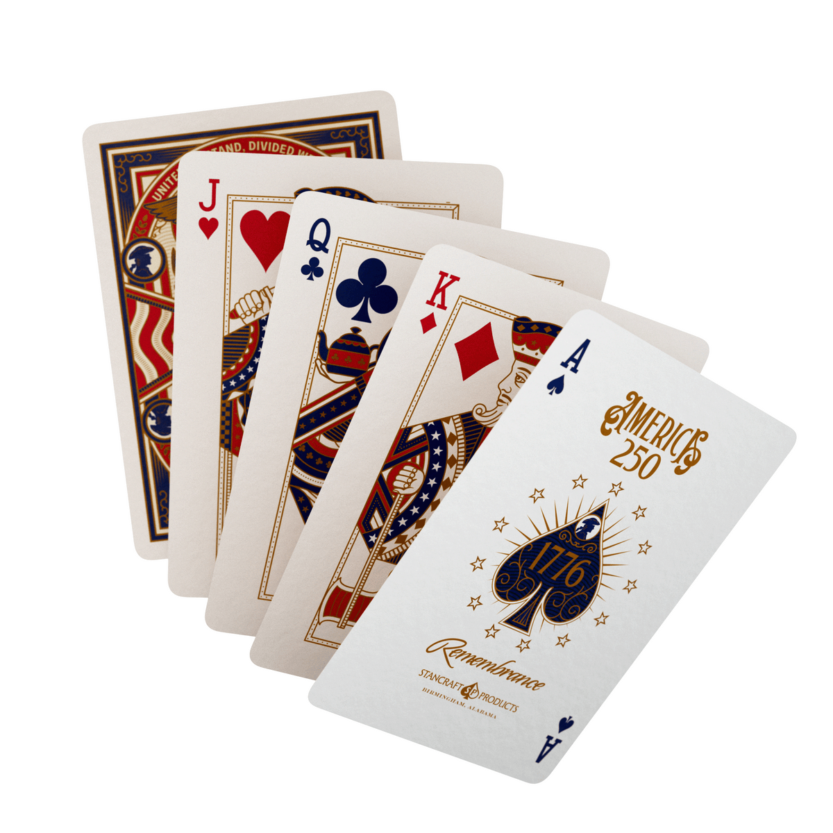 Remembrance America 250 Playing Cards – Premium Patriotic Deck