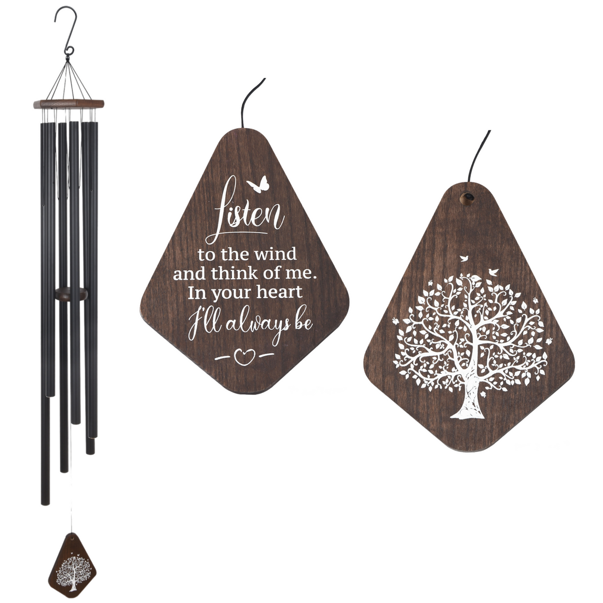 Memorial Serenity Large Deep Tone Wind Chime Church Bells, Thoughtful Gift For Special Occasions or Reflections 55”