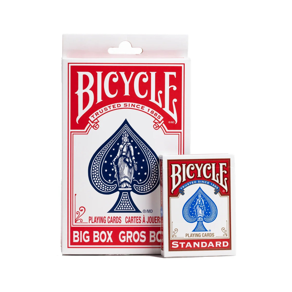 Bicycle Big Box Red Playing Cards – Oversized 7-Inch Deck