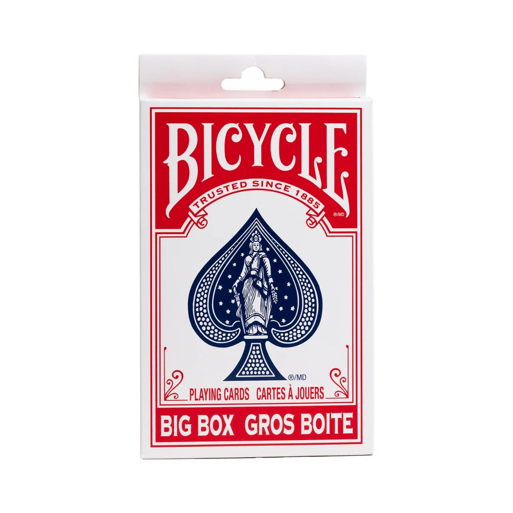 Bicycle Big Box Red Playing Cards – Oversized 7-Inch Deck