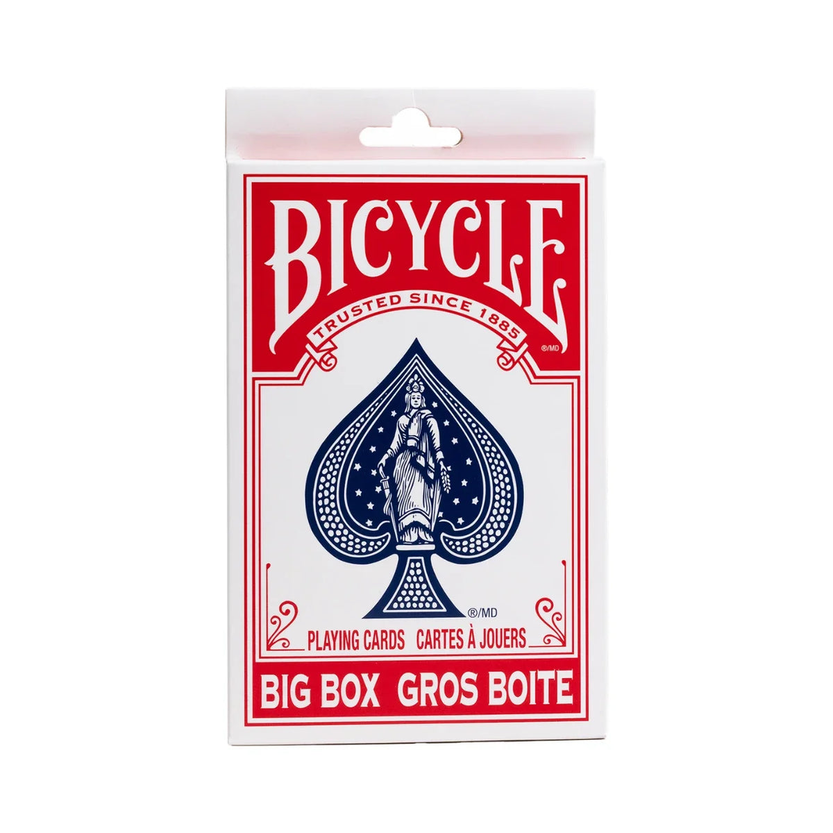 Bicycle Big Box Red Playing Cards – Oversized 7-Inch Deck