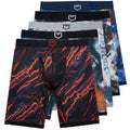SHEATH V Bamboo Elements Men's Pouch Boxer Brief 8" (5 Pack)