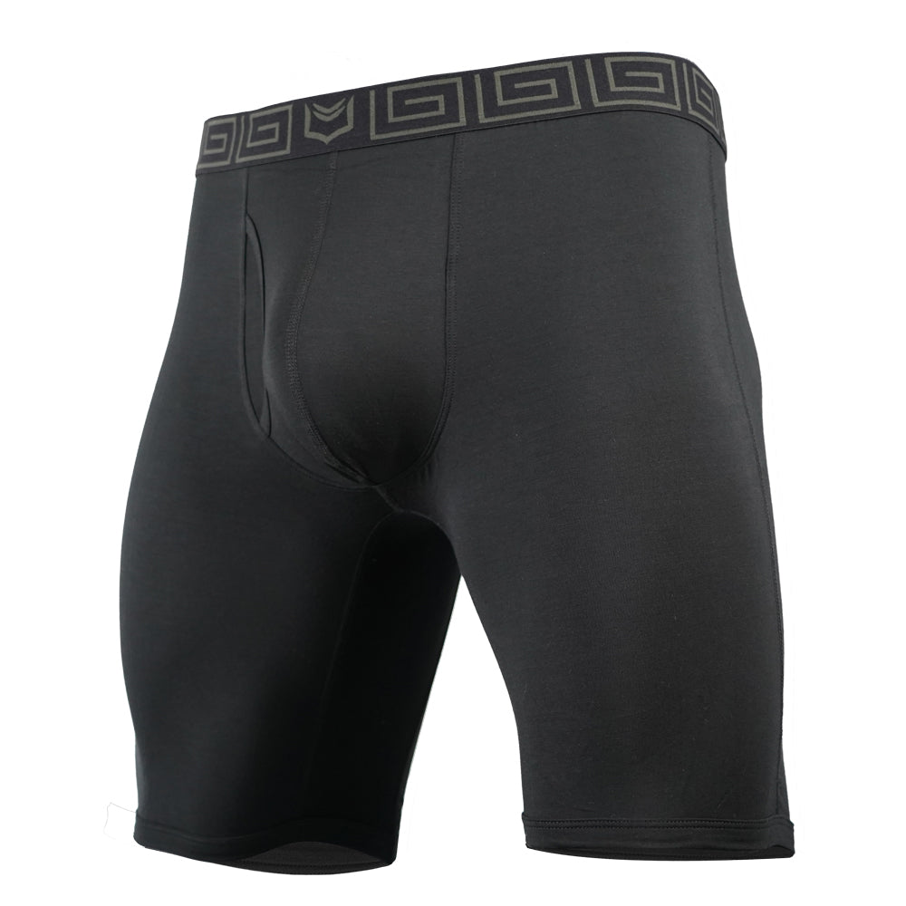 SHEATH V Bamboo Men's Pouch Boxer Brief 8" (3 Pack)