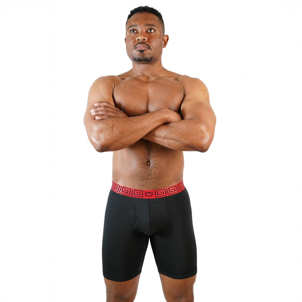 SHEATH V Modal Men's Pouch Boxer Brief 8" (3 Pack)