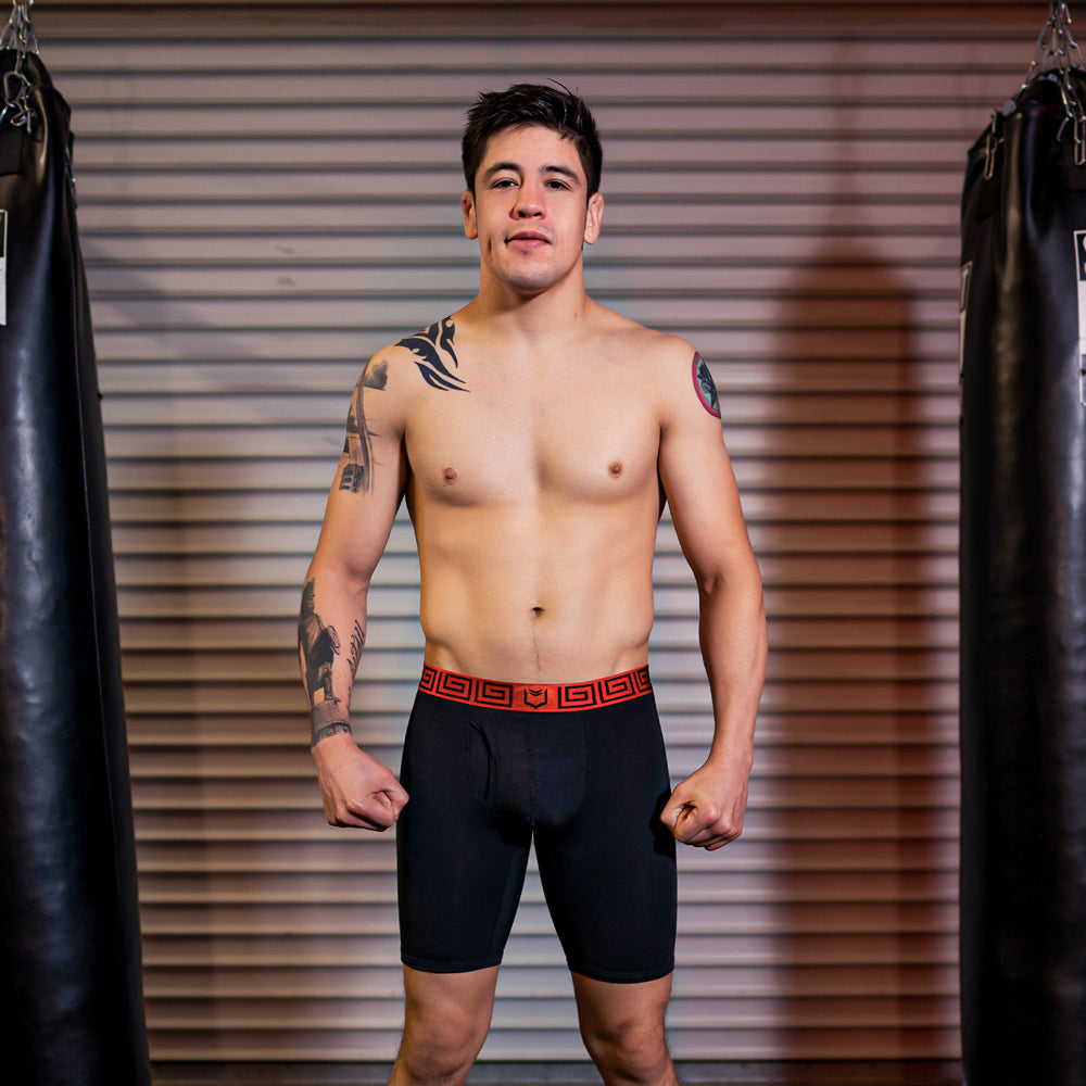 SHEATH V Modal Men's Pouch Boxer Brief 8" (3 Pack)