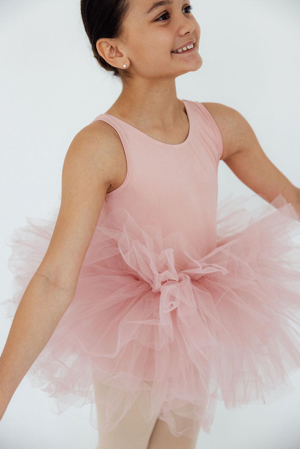 Vintage Pink Tank Tutu Leotard