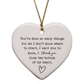 Thank You Ornaments - You've Done So Many Things Keepsake