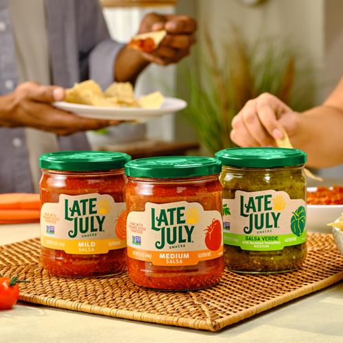 Late July Snacks Medium Salsa, 15.5 Oz Jar