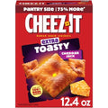 Cheez-It Cheese Crackers, Baked Snack Crackers, Kids Snacks, Extra Toasty Cheddar Jack, 12.4Oz Box (1 Box)