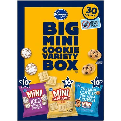 Kroger Variety Cookies 30 ct / 1 oz