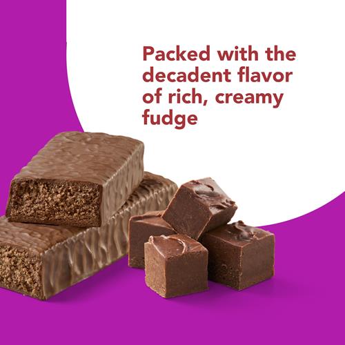 Think! Protein Bars, High Protein Snacks, Gluten Free, Kosher Friendly, Chocolate Fudge, Nutrition Bars, 2.1 Oz Per Bar, 10 Count (Packaging May Vary)