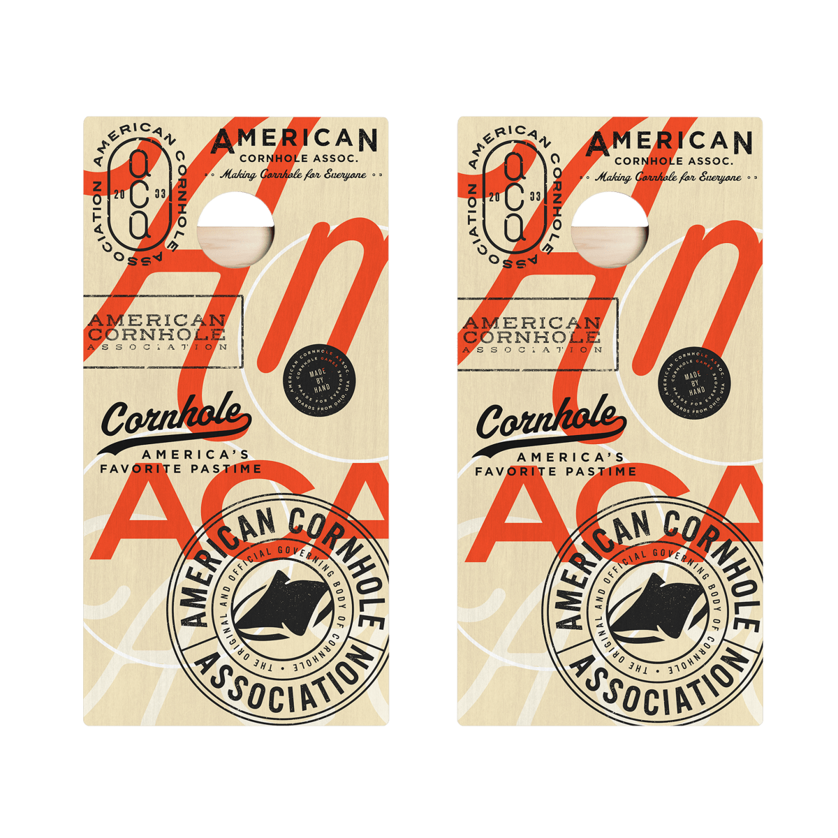 ACA Vintage Logos Cornhole Boards
