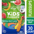 Kroger Kids Flossups Tropical Fruit Flavor 30 count