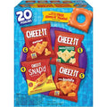 Cheez-It Cheese Crackers, Baked Snack Crackers, Lunch Snacks, Grab N Go, Variety Pack, 19.1Oz Box (20 Packs)