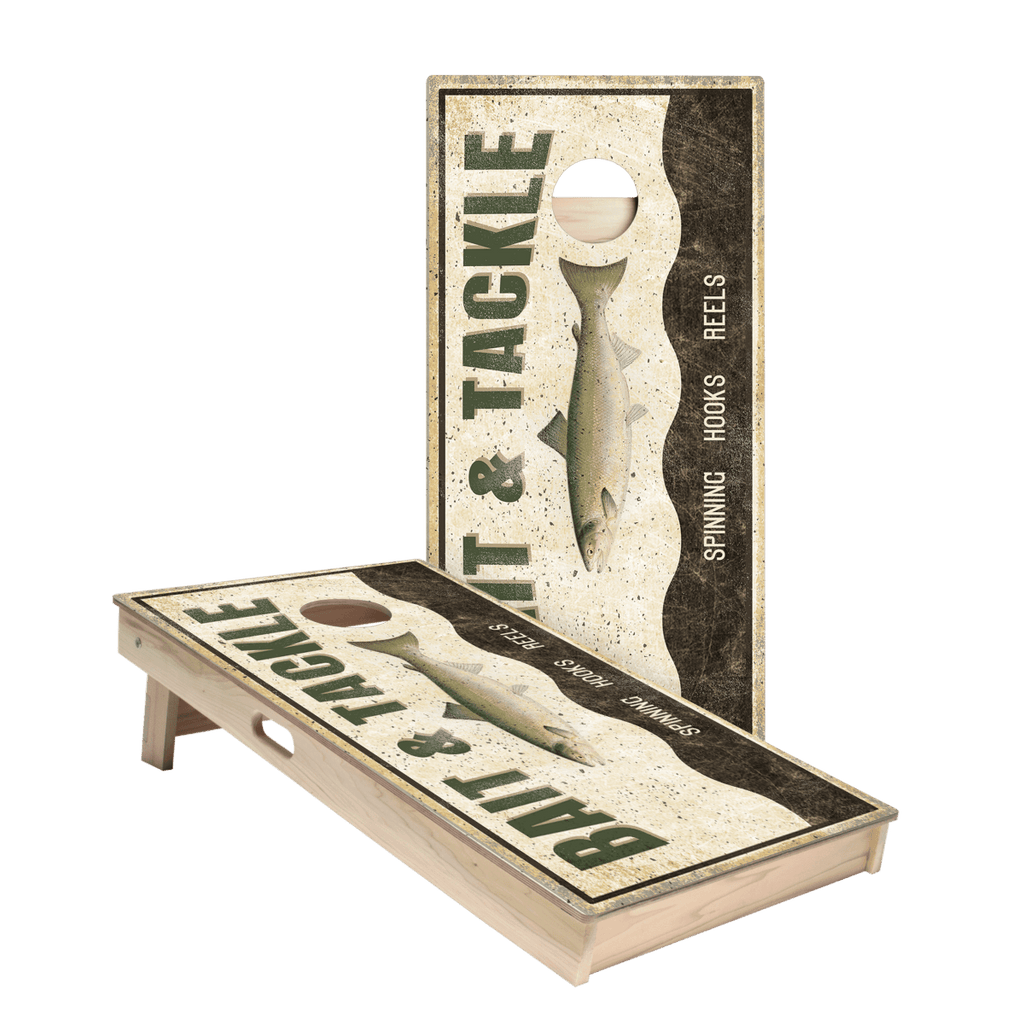Bait And Tackle Star Cornhole Boards