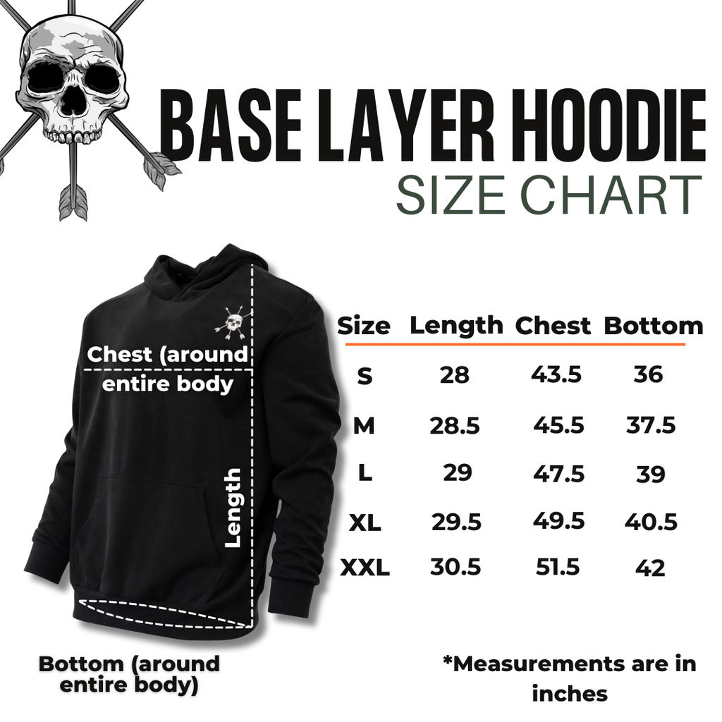 MEN'S | BASE LAYER HOODIE : BLACK