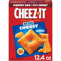 Cheez-It Cheese Crackers, Baked Snack Crackers, Lunch Snacks, Extra Cheesy, 12.4Oz Box (1 Box)
