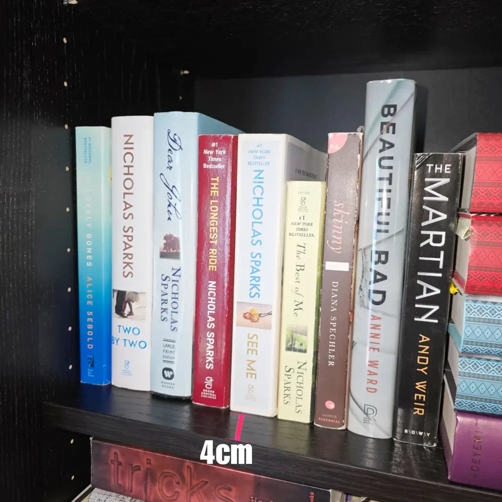 Book Aligner Pro, 4-in-1 Bookshelf Tool (The Bookish Milspouse and Regular Versions)
