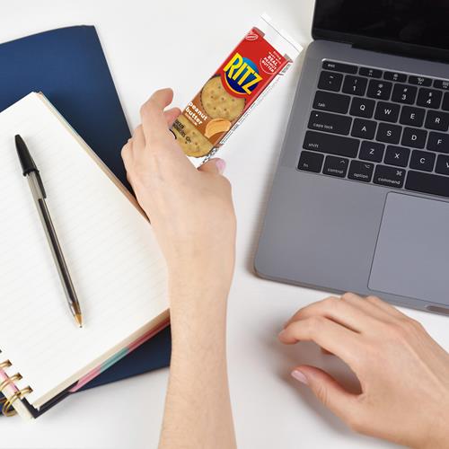 Ritz Peanut Butter Sandwich Crackers, Lunch Snacks, 20 Snack Packs (6 Crackers Per Pack)
