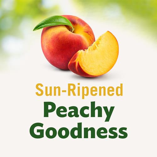 Del Monte Diced Peaches Fruit Cup Snacks In 100% Fruit Juice, 12 Pack, 4 Oz