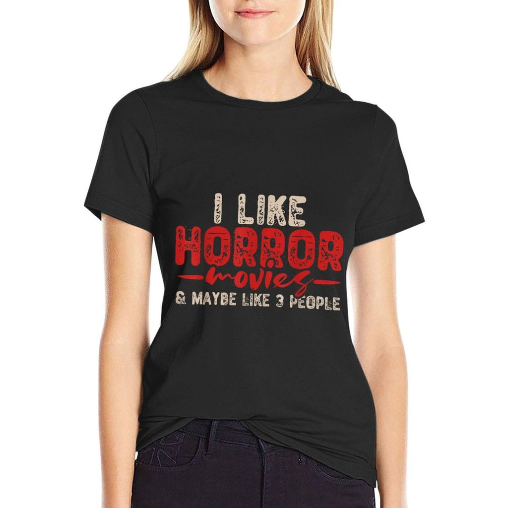 Horror Movie Gifts Unisex Adult Black Crew Neck Small  Vintage-inspired T-Shirt