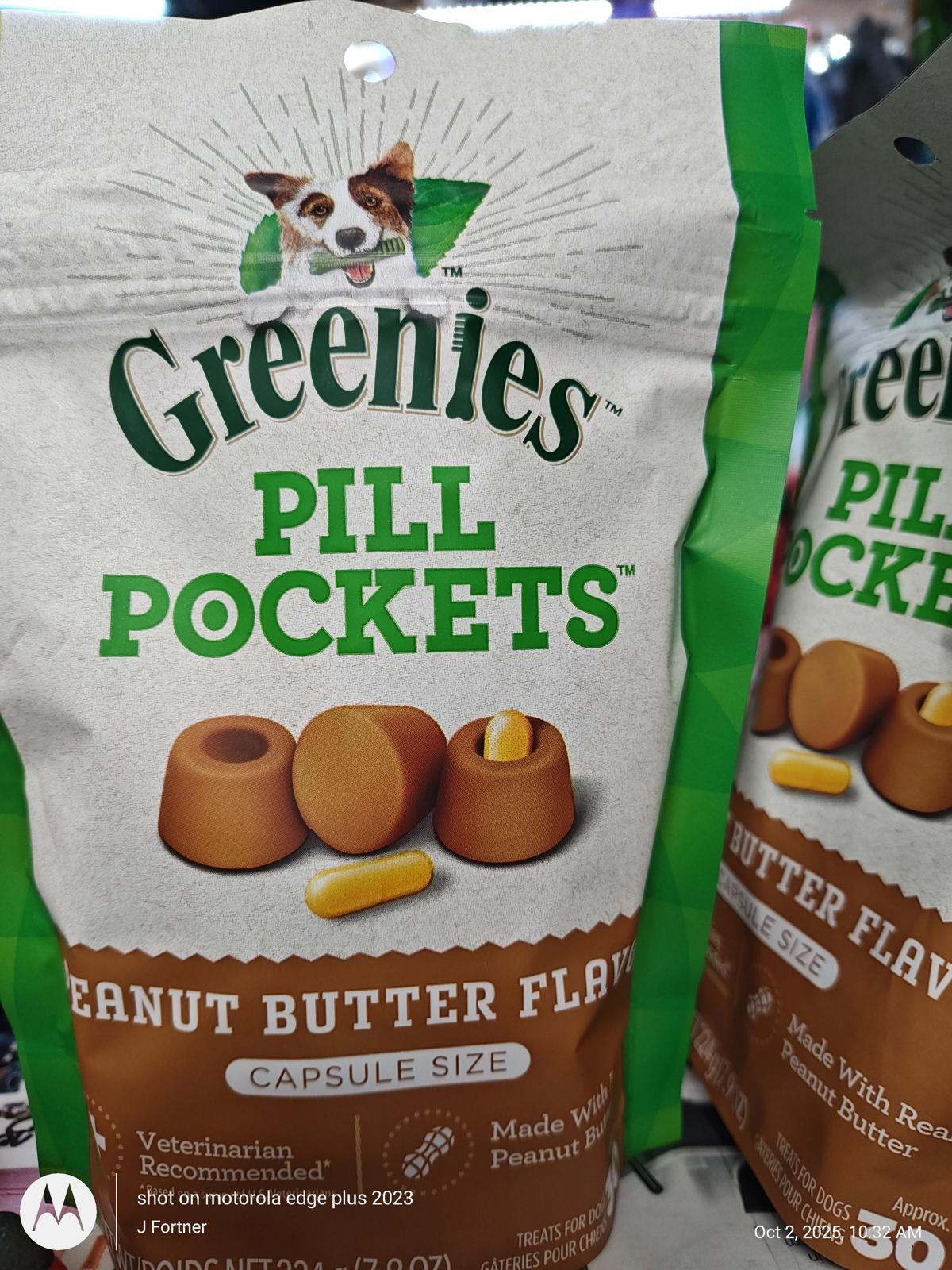 Hide a Capsule Pet Treats  for Dogs , 30 Count (Pack of 2), Peanut Butter