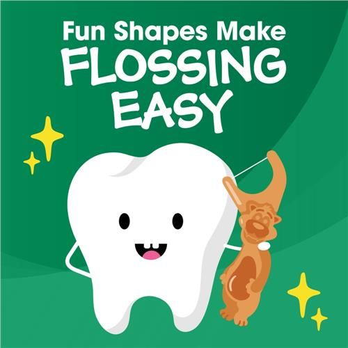 Kroger Kids Flossups Tropical Fruit Flavor 30 count