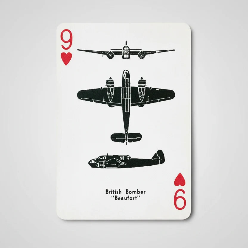 World War II Airplane Spotter Playing Cards
