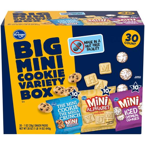 Kroger Variety Cookies 30 ct / 1 oz
