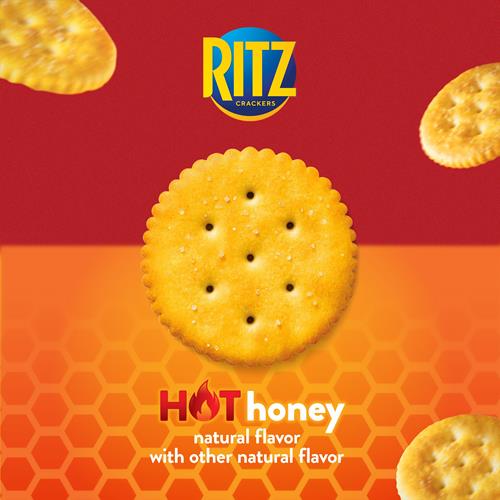 Ritz Hot Honey Crackers, Snacks For Kids And Adults, Lunch Snacks, 13.7 Oz
