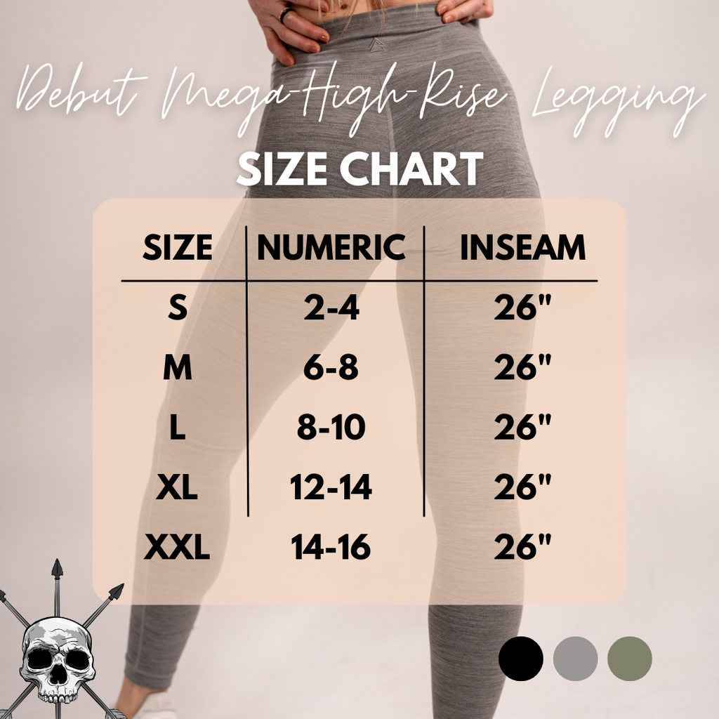 WOMEN'S | DEBUT MEGA-HIGH-RISE LEGGING : GRAY