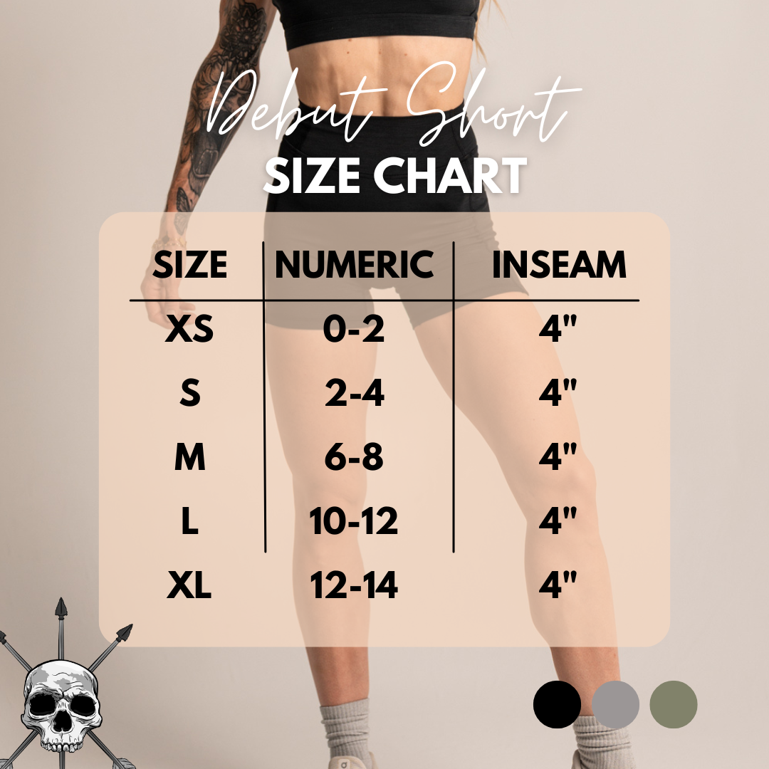 WOMEN'S | DEBUT 4-INCH SHORT : BLACK