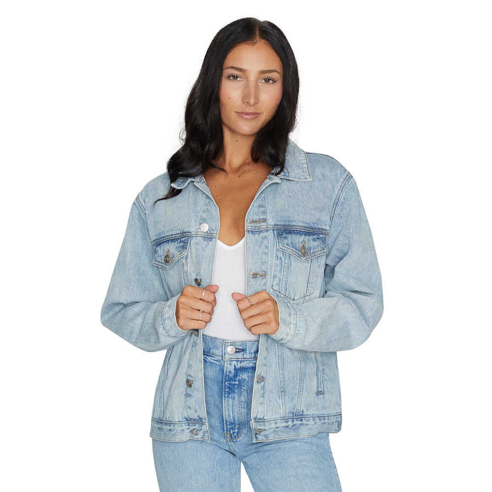 Michigan State Gothic Denim Jacket