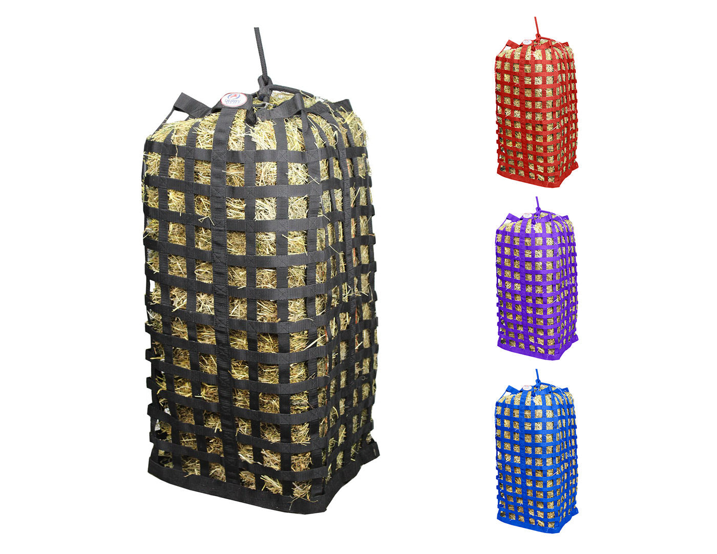 Derby Originals Go Around XL All-Sided Slow Feeder Horse Hay Bag – 1.75" Square Openings – Restricted Feeding | Patented Design – 1-Year Warranty