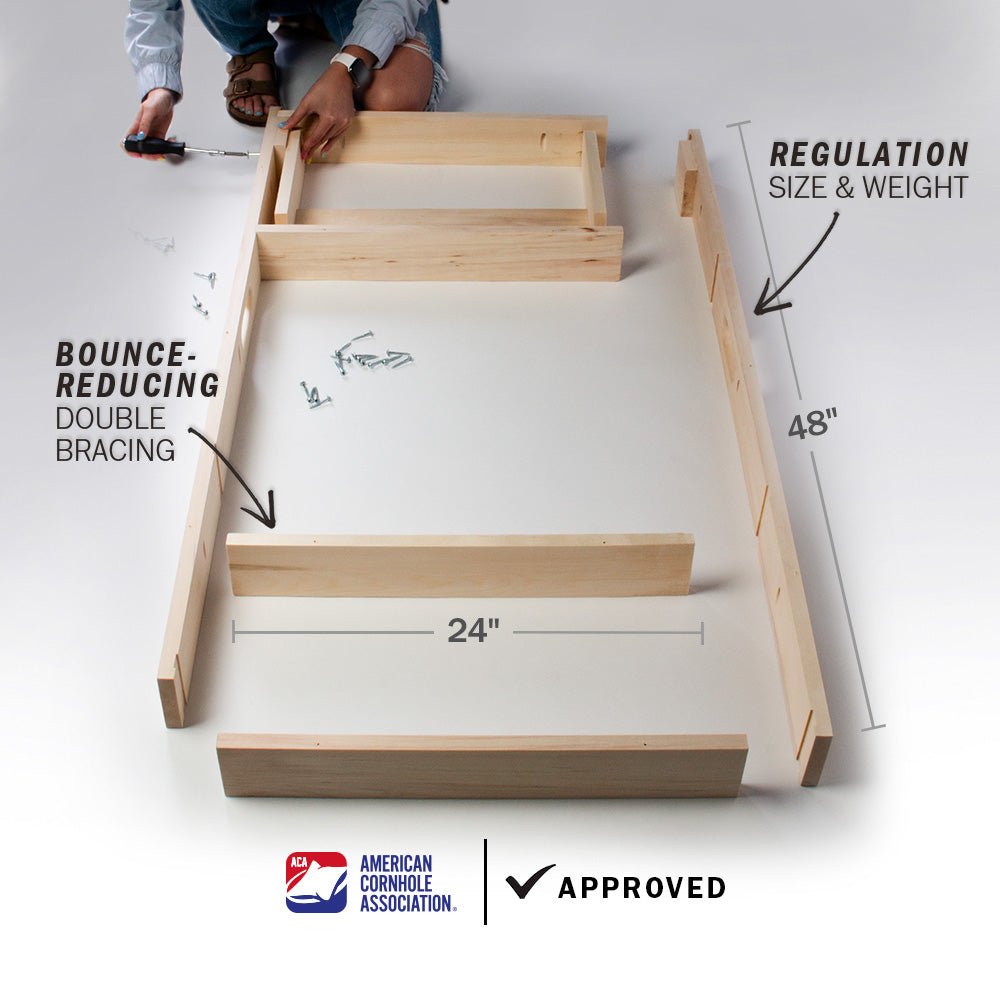 DIY "Do It Yourself" Cornhole Boards Kit