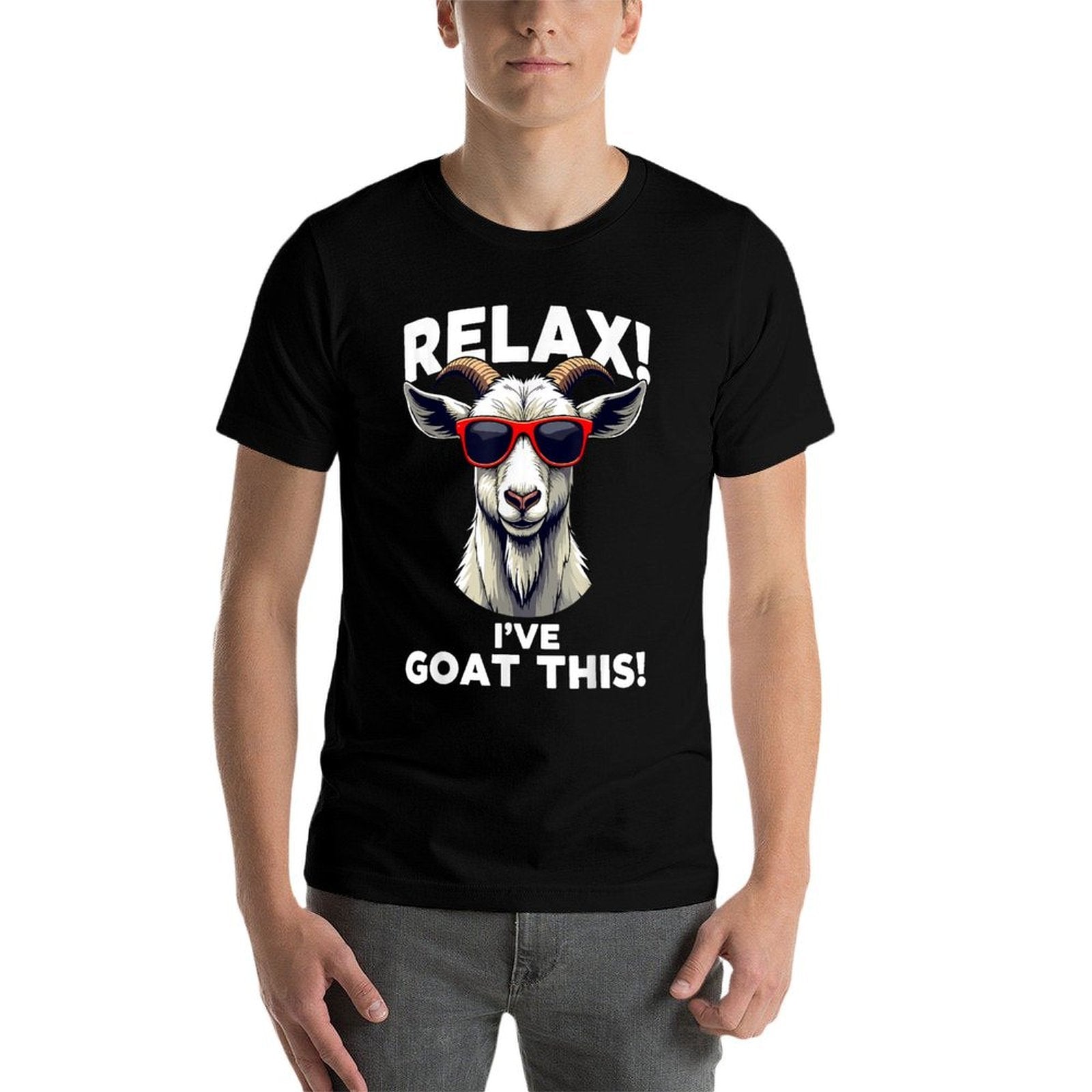 Goat Design For Men Women Goat Themed Domestic Goat Lover  Versatile T-Shirt