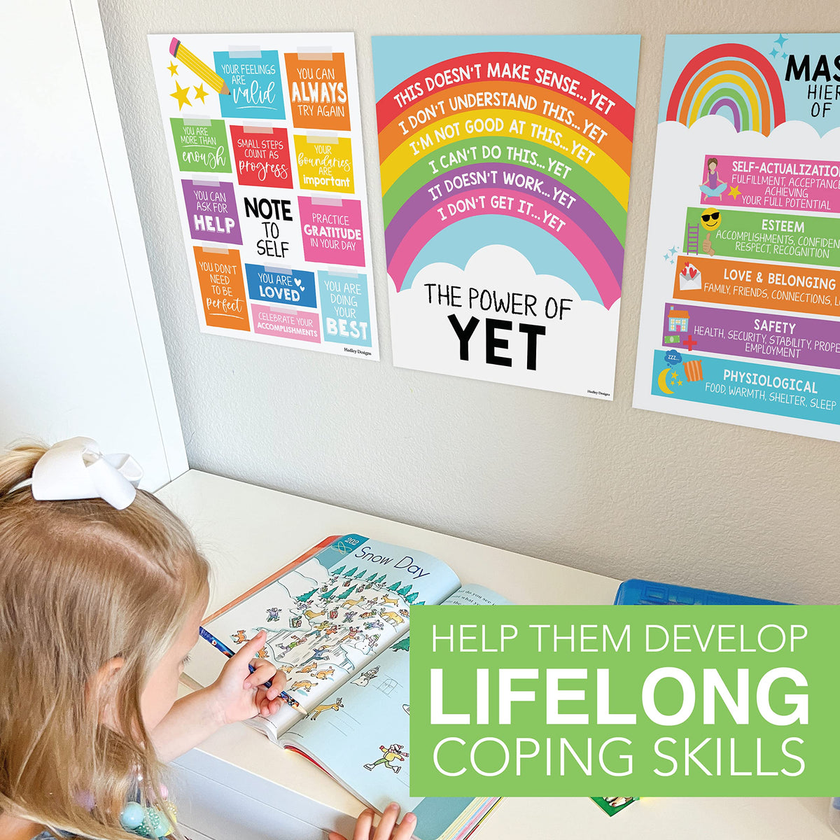 Mental Health Kit: Colorful 9 Poster Pack