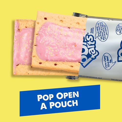 Pop-Tarts Toaster Pastries, Breakfast Foods, Kids Snacks, Frosted Lemon Blueberry Crumble, 13.5Oz Box (8 Pop-Tarts)