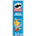 Pringles Potato Crisps Chips, Lunch Snacks, On-The-Go Snacks, Salt And Vinegar, 5.5Oz Can (1 Can)