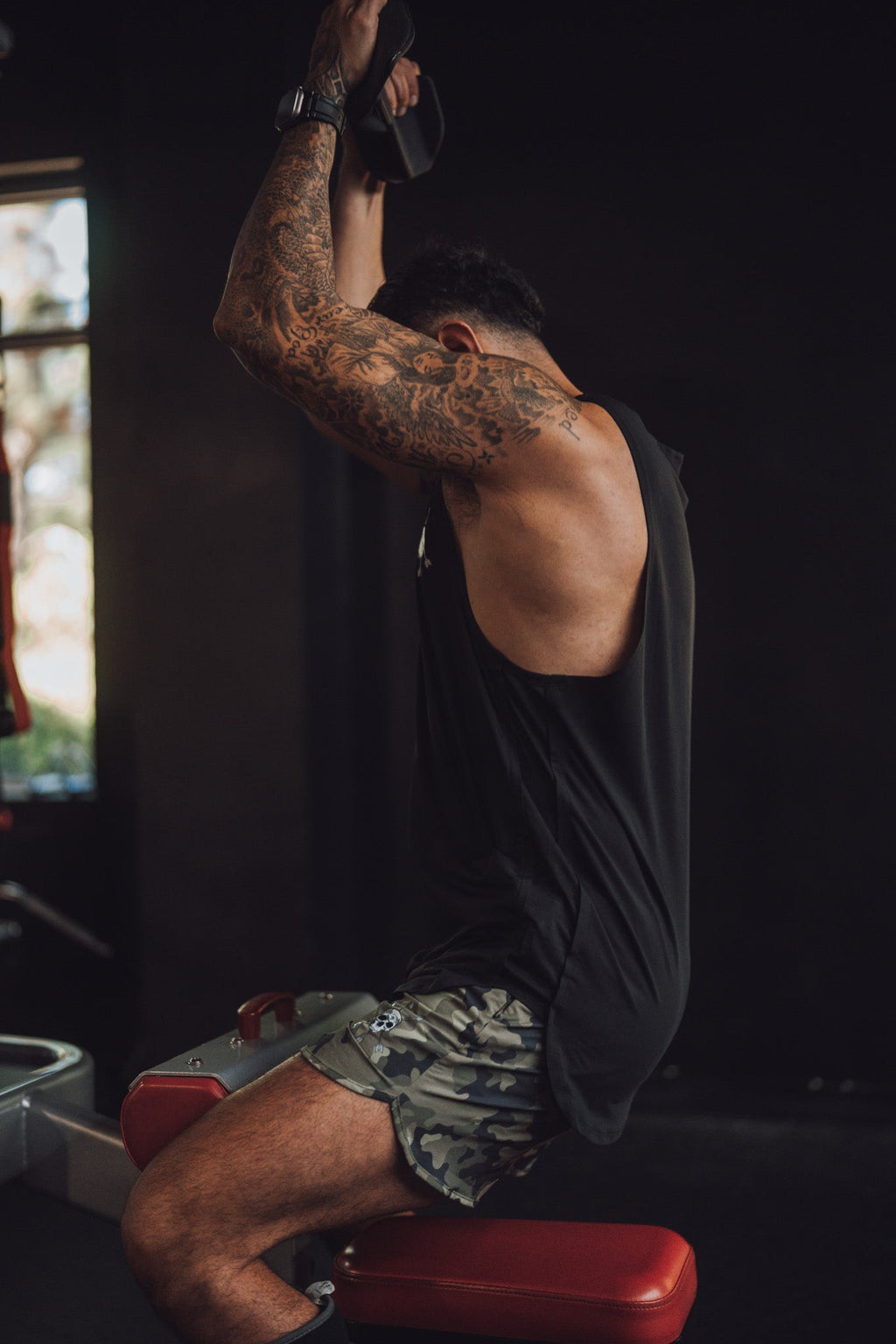 MEN'S | HYBRID SHORT : EVERGREEN CAMO