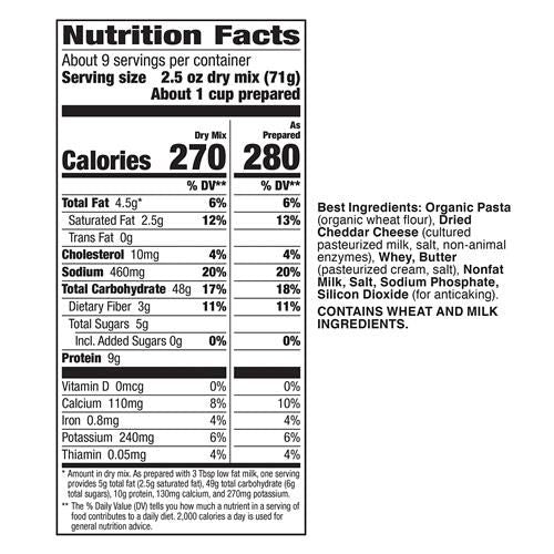 Annies Shells And White Cheddar Mac And Cheese With Organic Pasta, Dinner Side Or Snacks, 4 Ct, 24 Oz