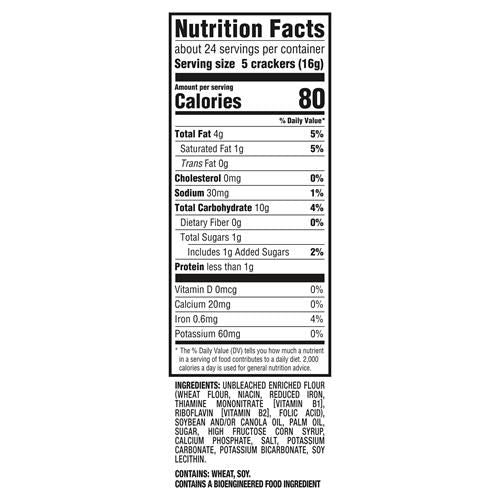 Ritz Hint Of Salt Crackers, Snacks For Kids And Adults, Lunch Snacks, 13.7 Oz