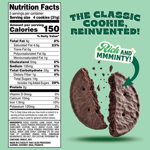 Back To Nature Fudge Mint Cookies - Vegan, Non-Gmo, Made With Wheat Flour, Seriously Tasty Snacks, 5.5 Ounce