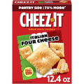 Cheez-It Cheese Crackers, Baked Snack Crackers, Office And Kids Snacks, Italian Four Cheese, 12.4Oz Box (1 Box)