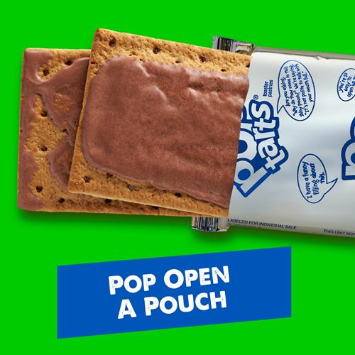 Pop-Tarts Toaster Pastries, Breakfast Foods, Kids Snacks, Frosted Smores, 13.5Oz Box (8 Pop-Tarts)