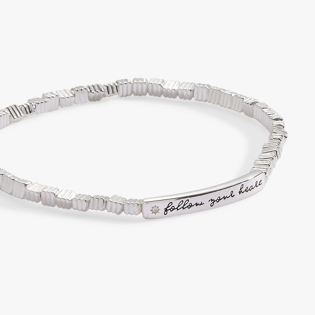 Follow Your Heart Stretch Bracelet