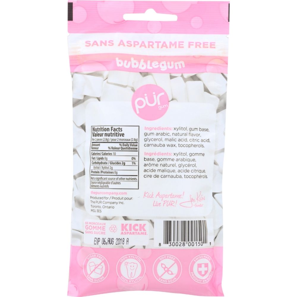 PUR: Bubblegum 55Pc, 2.72 oz