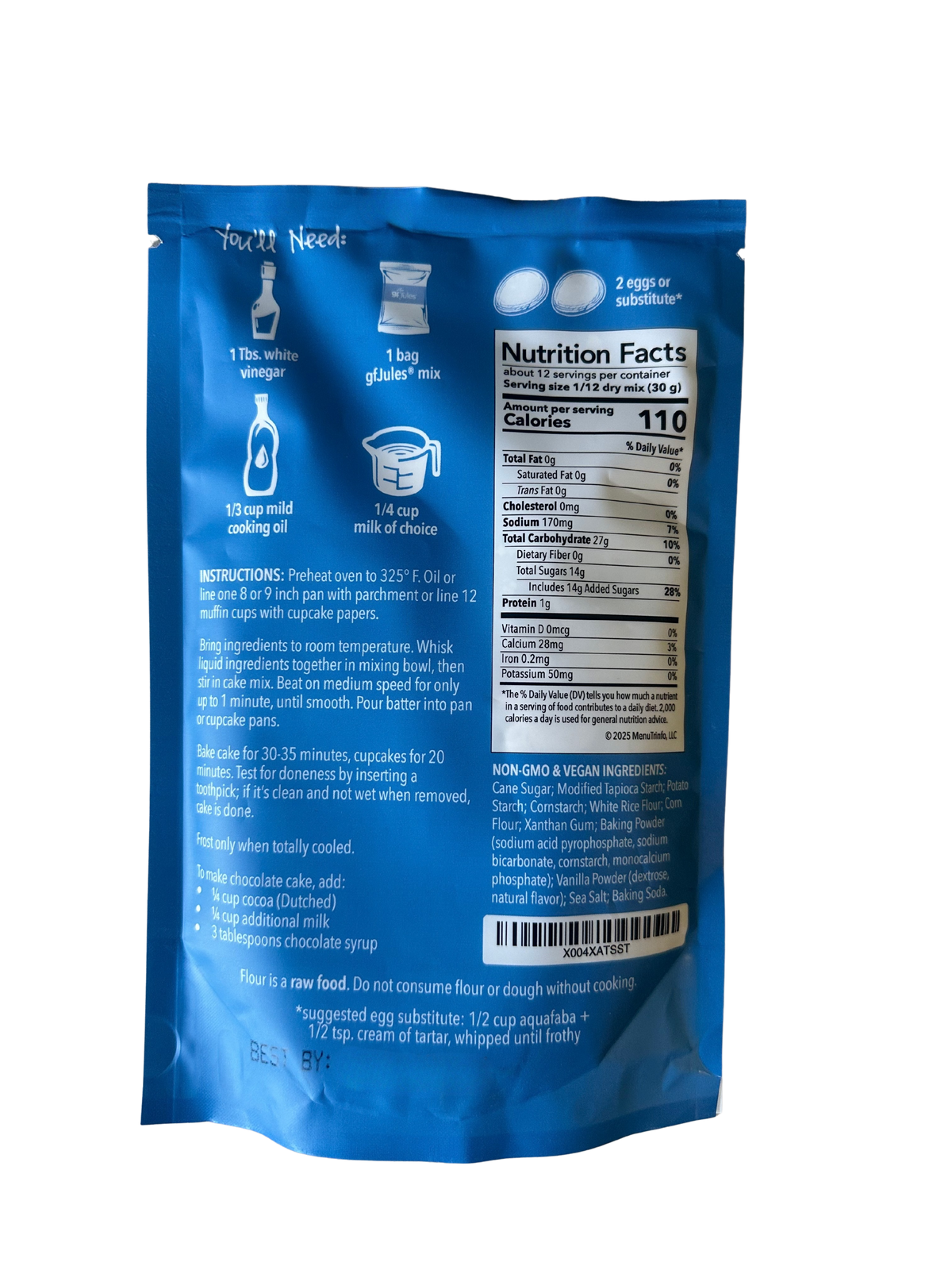 gfJules Gluten Free Birthday Cake Mix