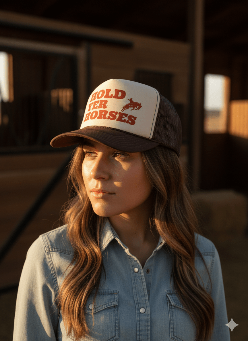 Hold Yer Horses Trucker Hat